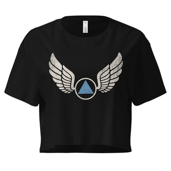 Wings of Recovery – Women’s Crop Top - XS | Sobervation