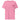 SOBER in a Heart – Embroidered Organic Ribbed Neck Tee (Women’s) - Bubble Pink / S | Sobervation