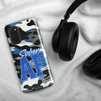 SOBER AF Camo Graffiti Samsung Tough Case - Dual Layer Protection - Samsung Galaxy S20 | Sobervation