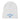 SOBER AF Embroidered Beanie - Blue Thread Recovery Knit Hat - White | Sobervation