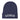 SOBER Embroidered Beanie - White Thread Recovery Knit Hat - Navy | Sobervation