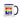 Sober & Proud Rainbow Mug - 11oz Color Inside Coffee Cup - Dark Blue | Sobervation