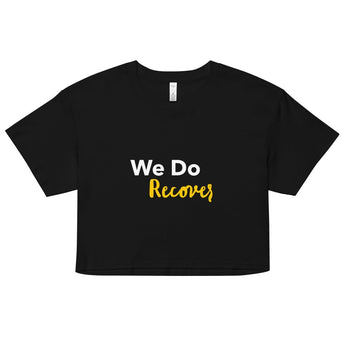 We Do Recover Crop Top - Women's Recovery Apparel - XS | Sobervation