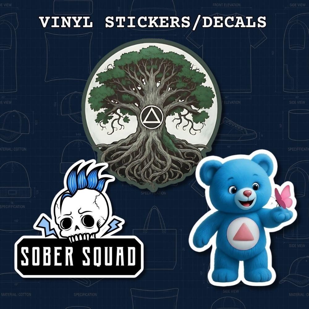 Recovery Stickers: Sobriety Statements & Vinyl Decals - Sobervation