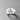 Al - Anon Sterling Silver Band Ring with Blue Enamel TRI2564 - 4 Ring - Sobervation