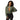 Blaze the Serenity Cub Crop Hoodie - Military Green - Sobervation