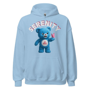 Blue Serenity Cub Hoodie – Calm Recovery Comfort – Unisex Sober Apparel - Light Blue / S | Sobervation