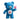 Blue Serenity Cub Sticker – Butterfly Edition – Bubble - Free Kiss - Cut Sticker - 5.5″×5.5″ Sticker - Sobervation