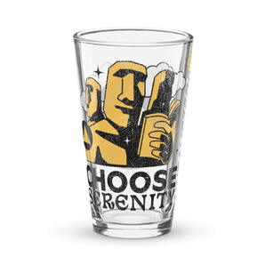 Choose Serenity Pint Glass – Sobriety-Inspired 16 oz Glass - Default Title | Sobervation