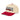 Choosing Serenity – Embroidered 5 Panel Baseball Cap - Red/Natural 5 Panel Mid Profile Baseball Cap - Sobervation
