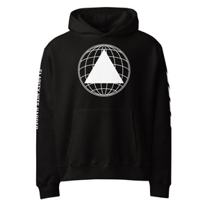 Clarity Hits Harder Oversized Hoodie – Deconstructed DJ Skeleton Recovery Streetwear - Black / S | Sobervation