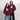 Clarity Hits Harder Premium Oversized Hoodie – Deconstructed Recovery Streetwear - Maroon Oversized Graphic Print Hoodie - Sobervation
