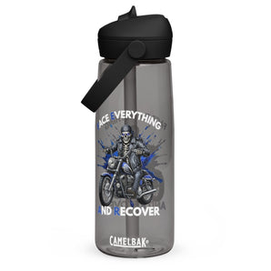 F.E.A.R. Skeleton Rider Water Bottle – Face Everything And Recover - Default Title | Sobervation