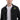 Graffiti Sobriety Symbol Embroidered Denim Jacket – Classic Grit, Sober Spirit - Black Denim Denim Jacket - Sobervation