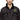 Graffiti Sobriety Symbol Embroidered Sherpa Jacket – Stay Warm, Stand Loud - Black Denim Sherpa Jacket - Sobervation