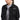 Gratitude Embroidered Denim Jacket – Classic Style, Thankful Heart - Black Denim Denim Jacket - Sobervation