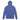 Gratitude Embroidered Hooded Long Sleeve Tee – Lightweight Recovery Wear - Heather True Royal Embroidered Hooded Long Sleeve Tee - Sobervation