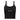 Gratitude Embroidered Women's Micro-Rib Tank Top | Bella Canvas 1012 - Solid Black Blend / XS | Sobervation