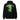 Green Serenity Cub Hoodie - Black Graphic Print Hoodie - Sobervation