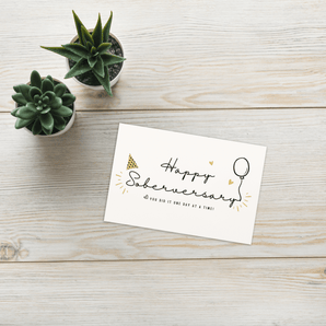 Happy Sobriety Anniversary Card - Celebrate Your Milestone! - Default Title | Sobervation