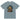Holiday Snow Globe – Heavyweight Garment - Dyed Tee - Ice Blue Heavyweight Graphic Print Tee - Sobervation