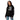 Just for Today Camo Crown Oversized Hoodie – Streetwear with Substance - Black Oversized Graphic Print Hoodie - Sobervation