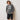 Just For Today Camo Lettering Hooded Long Sleeve Tee – Modern Recovery Style - Grey Triblend Hooded Long Sleeve Tee - Sobervation