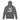 Just For Today Camo Lettering Hooded Long Sleeve Tee – Modern Recovery Style - Grey Triblend Hooded Long Sleeve Tee - Sobervation