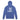 Just For Today Camo Lettering Hooded Long Sleeve Tee – Modern Recovery Style - Heather True Royal Hooded Long Sleeve Tee - Sobervation