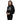 Just for Today Camo – Women’s Crop Hoodie - Black Crop Hoodie - Sobervation