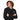 Just For Today Embroidered Hooded Long Sleeve Tee – Lightweight Recovery Layer - Black Embroidered Hooded Long Sleeve Tee - Sobervation