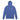 Just For Today Embroidered Hooded Long Sleeve Tee – Lightweight Recovery Layer - Heather True Royal Embroidered Hooded Long Sleeve Tee - Sobervation
