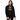 Just for Today Graffiti Crop Hoodie – Cozy Recovery Attitude - Black Crop Hoodie - Sobervation