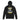 Just for Today Graffiti Hooded Long Sleeve – Lightweight & Loud - Black Hooded Long Sleeve Tee - Sobervation