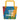 Just For Today: Rainbow Drip Large Tote Bag - Yellow Large Tote Bag - Sobervation