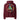 Just for Today Rainbow Drip Oversized Hoodie — Try Again in Color - Maroon Oversized Graphic Print Hoodie - Sobervation