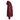 Just for Today Rainbow Drip Oversized Hoodie — Try Again in Color - Maroon Oversized Graphic Print Hoodie - Sobervation