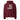 Just for Today Rainbow Drip Oversized Hoodie — Try Again in Color - Maroon Oversized Graphic Print Hoodie - Sobervation