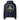 Just for Today Rainbow Drip Oversized Hoodie — Try Again in Color - Navy Oversized Graphic Print Hoodie - Sobervation
