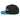 Just For Today Snapback Hat – Flat Brim Style with a Grounded Message - Black/ Teal Classic Snapback - Sobervation