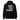 Just For Today Unisex Hoodie – Colorful Reminder to TRY - Black Graphic Print Hoodie - Sobervation