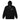 Leave Nothing But Sober Prints – Zip Hoodie with Embroidered Sobriety Symbol - Black Embroidered Zip Up Hoodie - Sobervation