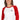 One Day at a Time Embroidered Unisex 3/4 Sleeve Raglan Shirt - White/Red / S | Sobervation