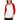 One Day at a Time Embroidered Unisex 3/4 Sleeve Raglan Shirt - White/Red / S | Sobervation