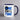 "One Day at a Time" Inspirational Mug - Dark Blue Mug - Sobervation