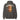Orange Serenity Cub Hoodie – Orange Bear with Football Helmet - Charcoal Graphic Print Hoodie - Sobervation