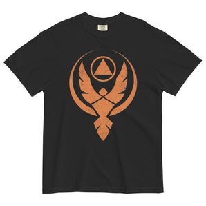 Phoenix Reborn Heavyweight Tee – Rise from the Ashes - Black / S | Sobervation