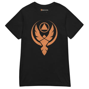 Phoenix Reborn Women’s Essential Tee – Sobriety Strength Shirt - Black / S | Sobervation