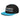 Progress Over Perfection Embroidered Snapback Hat - Aqua blue / Black / Black | Sobervation