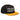 Progress Over Perfection Embroidered Snapback Hat - Gold / Black / Black Classic Snapback - Sobervation
